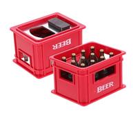 COLLBATH 2 Piezas Abreador De Botellas De Caja De Vinos Abrebotellas Divertido Abridores De Botellas Deber Shape Papá Cerveza Abrelatas Abrebotellas Con Hablando Rojo Metal