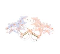 COLLBATH 2 Piezas Accesorios Para El Cabello Garras De Pelo De Pinzas De Pelo De Animales Pinzas Para El Cabello Antideslizantes De Polivinilo