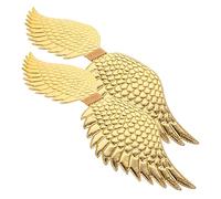 COLLBATH 2 Piezas ala de hadas de rendimiento angel wings accesorios fiesta disfraces Víspera de Todos los Santos angeles ángel Accesorio para foto gran ala de hadas Paño Golden
