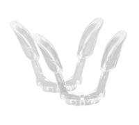 COLLBATH 2 Piezas Almohadillas Nasales para Gafas de Silicona Antideslizantes para Comodidad y Estable Puente Nasal