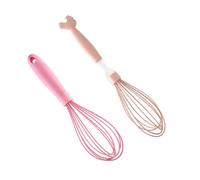 COLLBATH 2 piezas Batidor Manual de Huevos de Silicona Ecológica Práctico y Seguro para Mezclar y Masa Cocina Doméstica y Profesional