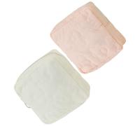 COLLBATH 2 piezas Bolsa Menstrual Portátil para Mujer de Higiénicas Adorables Colores Pastel Neceser para Compresas y Tampones con Cierre de Cremallera para Viajes y Uso Diario