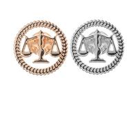 COLLBATH 2 Piezas Broche de Solapa Balanza de Justicia Pin Metálico para Abogados Jueces y Estudiantes de Derecho Accesorio Elegante para Traje y Camisa Símbolo de Equidad y Profesionalismo