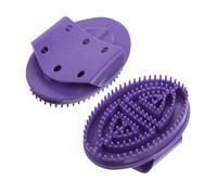 COLLBATH 2 Piezas Cepillo de Masaje Corporal Portátil de Aplicador de Aceite de Plástico Ergonómico para Cabeza Cintura Abdomen y Espalda Herramienta Guasha para Relajación y Cuidado