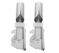 COLLBATH 2 Piezas Clip de hierro de conexión universal tuercas de clip Silver