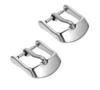 COLLBATH 2 Piezas de Hebilla de Reloj de Acero Inoxidable, Cierre para Correa de Reloj, Suministros para Relojes, Aplicación Fácil para Uso Diario