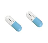 COLLBATH 2 Piezas Deshumidificador Desecante En Forma De Cápsula Purificador De Aire Casero Desodorizante Secador De Botas Secador De Zapatos Desodorante De Zapatos De Zapatos Blue