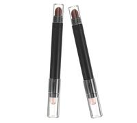 COLLBATH 2 piezas Doble Punta Eye Shadow Stick para Maquillaje de Ojos Resistente al Sudor y Difuminado Natural Herramienta Compacta para Uso Diario y Profesional