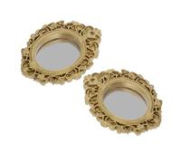 COLLBATH 2 Piezas Espejo de Entrenamiento para Peces Betta Unidades Decorativo Flotante para Pecera Accesorios Duraderos para Acuario Creativos Ornamentos Divertidos para Peces