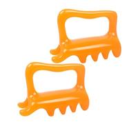 COLLBATH 2 Piezas Herramienta de Masaje para Puntos Gatillo Raspador Muscular de Doble Empuje para de Espalda Cuello y Hombros Masaje Manual Portátil para Autocuidado