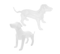 COLLBATH 2 Piezas Juguetes Inflables para Perros Animal De Peluche Dálmata Decoraciones para Fiestas De Cachorros Maniquí De Perro Modelo De Perros Cisne De Cristal De Polivinilo
