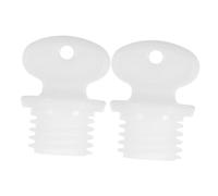 COLLBATH 2 Tapones de Plástico para Bolsas de Agua Caliente a Prueba de Fugas, Sellado Seguro, Tamaño Pequeño Portátil, Compatibles Botellas y Bolsas de Agua para Terapia de Calor y Frío