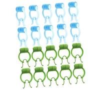 COLLBATH 20 Clips Nasales Prácticos para Detener Hemorragias Material Pom y Eva Que Se Ajustan Perfectamente para Ejercicios de Respiración y Cuidado Nasal en Casa