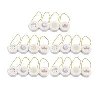 COLLBATH 20 Piezas Cajas de Regalo Ramadan Octogonales con Diseño de Luna y Castillo para Eid Mubarak Contenedores Portátiles para Dulces y Chocolates Decoración Fiesta Musulmana