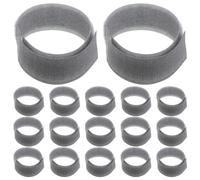 COLLBATH 20 Piezas Correas Impermeables Ajustables para Zapatos de Mascotas Unidades Grises Protección Antideslizante para Patas de Perros y Gatos para Exteriores y Viajes