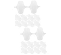 COLLBATH 20 Piezas paño menstrual lavable compresa menstrual absorbente escritos de las señoras calzoncillos absorbentes cuecas menstruales bragas braguitas postparto servilleta sanitaria
