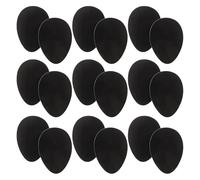 COLLBATH 20 Unidades Almohadillas silenciosas para tacones almohadillas para zapatos no para esquiar para zapatos zapatilla de agarre Shoe Sole empuñados Black