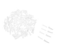 COLLBATH 200 Fundas Protectoras Antideslizantes para Puntas de Pinzas de Pestañas Accesorio de Plástico Transparente Reutilizable Protección Segura para Extensiones de Pestañas Salones y