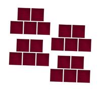 COLLBATH 20piezas Servilletas De Colores Sólidos Desechables Unidades Servilletas Rojas Para Bebidas Para Bodas Recepciones y Fiestas