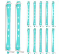 COLLBATH 24pcs barra para permanente de cabello rizador de pelo para mujer PP verde claro herramientas para permanente en frío para tipo de cabello para salón shop