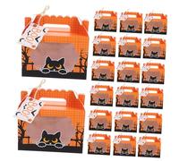 COLLBATH 25piezas Cajas De Dulces De Halloween Cajas De De Cartón Decoración De Fiesta Divertida y Colorida Para Eventos Para Fiestas Familias y Tiendas
