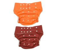 COLLBATH 2piezas Adult Diaper Reusable Adjustable Sticky Leakproof Urinal Pant for Elderly Incontinence Protection at Home