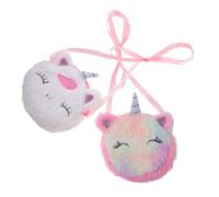 COLLBATH 2piezas Bandolera De Unicornio Monedero Decorativo para Exterior Bolso De Mujer Diseño De Estuche para