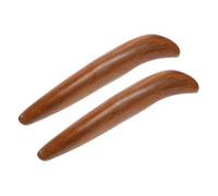 COLLBATH 2piezas Bastones de Madera para Masaje y Barras de Puntos de Acupuntura Diseño Único, Fáciles de Llevar y Suaves para Obsequio