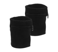 COLLBATH 2piezas Brazalete para Correr Absorbente Sudor para Teléfono y Llaves Billetera De Muñeca Multifuncional