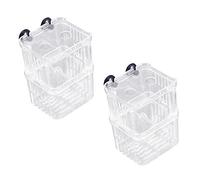 COLLBATH 2piezas Caja De Aislamiento para Peceras De Acrílico Transparente Tanque De Cría para Acuario Caja De Cría De Acrílico Bandeja Separadora para Peces Incubadora De para Acuario