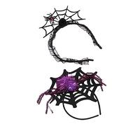 COLLBATH 2piezas Diadema De Araña De Halloween Para Cosplayer Telaraña Unidades