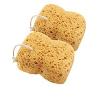 COLLBATH 2piezas Esponja De Baño Natural Color Marrón Exfoliante Corporal Panal Para Ducha y Baño Esponja De Ducha Para Mujeres y Hombres