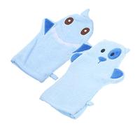 COLLBATH 2piezas Manoplas De Baño Espumosas Niñas Guantes De Ducha Exfoliantes Reutilizables y Cómodos
