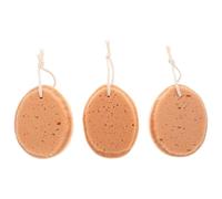 COLLBATH 3 Esponjas de Baño Exfoliantes para Bebés y Adultos Esponjas Naturales Suaves Color Marrón Claro Accesorios de Baño para Piel Sensible Ideales para Ducha y Exfoliación Corporal