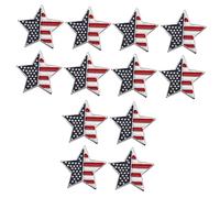 COLLBATH 3 Juegos Broche De Pentagrama Pegatinas Insignias Botones De Broche De Camisa Pin De Solapa Con Insignia De Estrella Botones En Forma De Estrella Cuerpo Aleación 4 Uds * 3