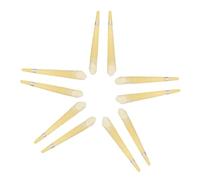 COLLBATH 3 Juegos Palos De Aromaterapia Para El Oído Palos De Aromaterapia Para Los Oídos Velas De Aromaterapia Para Los Oídos Velas De Oído Prácticas Yellow Aleación De Zinc 10 Uds * 3