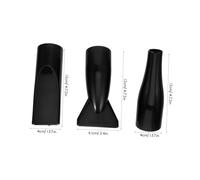 COLLBATH 3 Piezas Boquilla para Secador de Pelo para Difusor Abs Resistente Grande Pequeño y Redondo Accesorio Duradero para Estilismo Seguro