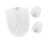 COLLBATH 3 Piezas Cabezal De Reemplazo Escobilla De BañO PláStico para Inodoro Accesorios De Limpieza FáCil InstalacióN para Hogar Oficina
