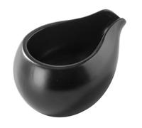 COLLBATH 3 Piezas jarra de leche de cerámica jarra para crema de leche jarra de crema de porcelana paquetes de crema lata cafe lechera vintage cafetera con leche pequeña olla de leche Black
