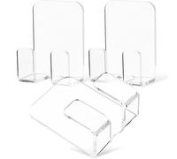 COLLBATH 3 piezas Organizadores Transparentes para Ducha Soportes Acrílicos sin Taladro para Afeitadoras Toallas y Batas Estantes Compactos para Baño y Cocina Ahorro de Espacio Práctico