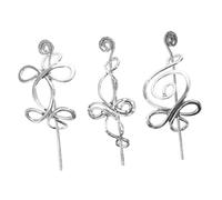 COLLBATH 3 Piezas Pasadores Vikingos de Aleación Hueca Pinzas de Pelo Vintage para Mujer Accesorio Tradicional Chino para Peinados Recogidos Tocado Nupcial y Moños Elegantes