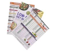 COLLBATH 3 Piezas Póster de Sensibilidad Guía Nutricional de Saludable con Listado de Alimentos para Planificación de Comidas Cocina y Comedores