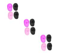 COLLBATH 3 series Orejeras De Silicona Para Teñir El Cabello Protección Auditiva Cubiertas Para Los Oídos Alta Protección Contra El Calor Del Spa Auditivos 4 piezas x 3