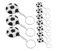 COLLBATH 30 Piezas llavero de futbol rellenos de bolsas de llaveros de futbol recompensa de carnaval llavero de fútbol llaveros con temática de fútbol llaves para Metal
