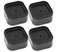 COLLBATH 4 Almohadillas Antivibración para Lavadora y Secadora, Soporte Antideslizante Negro, Material Resistente para Reducción de Ruido y Protección de Superficies, Uso en Muebles