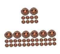 COLLBATH 4 Juegos Botones De Abrigo Sujetadores Lentejuelas Para Manualidades Botones Para Abrigos Botones Decorativos Cierre De Costura Para La Ropa Broche De Capa Pedrería 10 Uds * 4