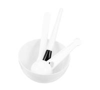 COLLBATH 4 Juegos Herramientas para Facial Tazón de Mezcla de Cosméticos de PP Kit Diy para Aplicación de y Cuidado Piel para Mujeres