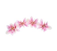 COLLBATH 4 Pcs Pasadores de Flores Pelo Doble Orquídea Horquillas Pelo Mujer Fiesta Ligeras y Duraderas Adornos Novia para Bodas y Vacaciones