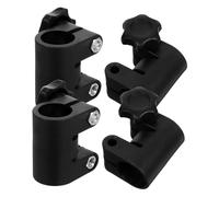 COLLBATH 4 Piezas Abrazadera de Posicionamiento para Soporte de Luz con Perilla Giratoria Adaptador de Montaje Multifuncional para Aros de Luz Monitores y Reflectores Compatible y Fácil de
