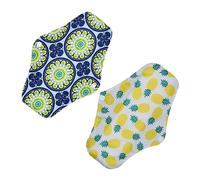 COLLBATH 4 Piezas Alfombra De Lactancia De Tela Maternidad Primero Regular Protegeslips Para Mujeres Compresas Menstruales Siempre Almohadillas De Mamá Durante La Noche Dama Período